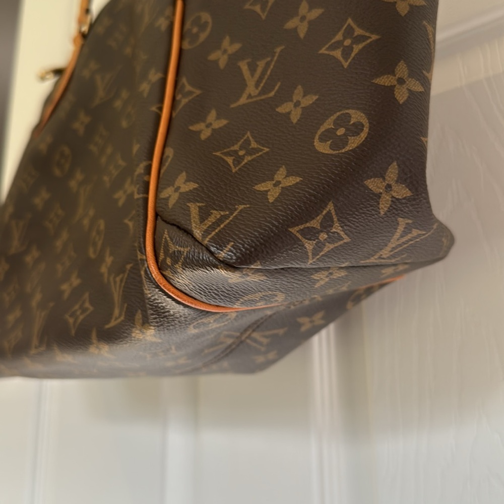 Louis Vuitton Brown Monogram Tote Bag - Picture 3 of 5